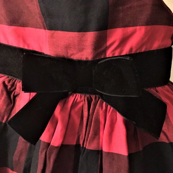 CARTER'S Baby Girls Red Buffalo Check Dress  |  6M - Picture 3 of 9